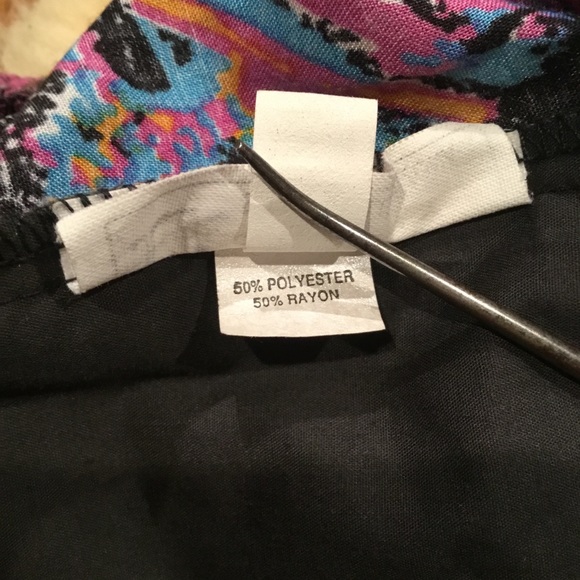 Vintage Carefree Fashions colorful skirt - Picture 10 of 12